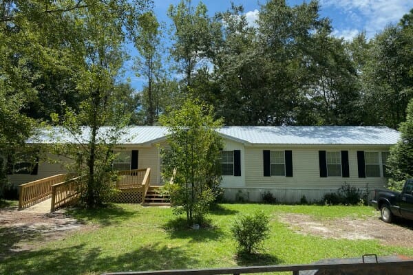 Front view of home with new roof